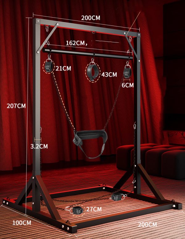 Large bondage suspension sex training hanging door rack - Image 6