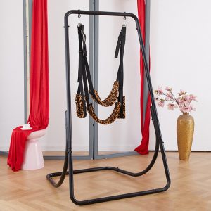 Floor-standing multifunctional couple sex training swing