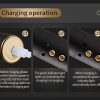 Adult sex electric shock leather spanking training stick female slave punishment torture instrument