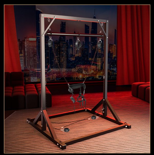 Large bondage suspension sex training hanging door rack