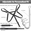 Adult hand and foot cuffs plus anal hook all-in-one wearable bondage sex toys