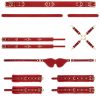 Adult backhand tied leather sex training bondage props