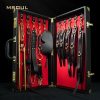 High-end adult SM training torture tool fun first layer leather bondage set (14 pieces)