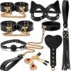 BDSM alternative fun bondage traction punishment set bondage sex toys (8-piece set)