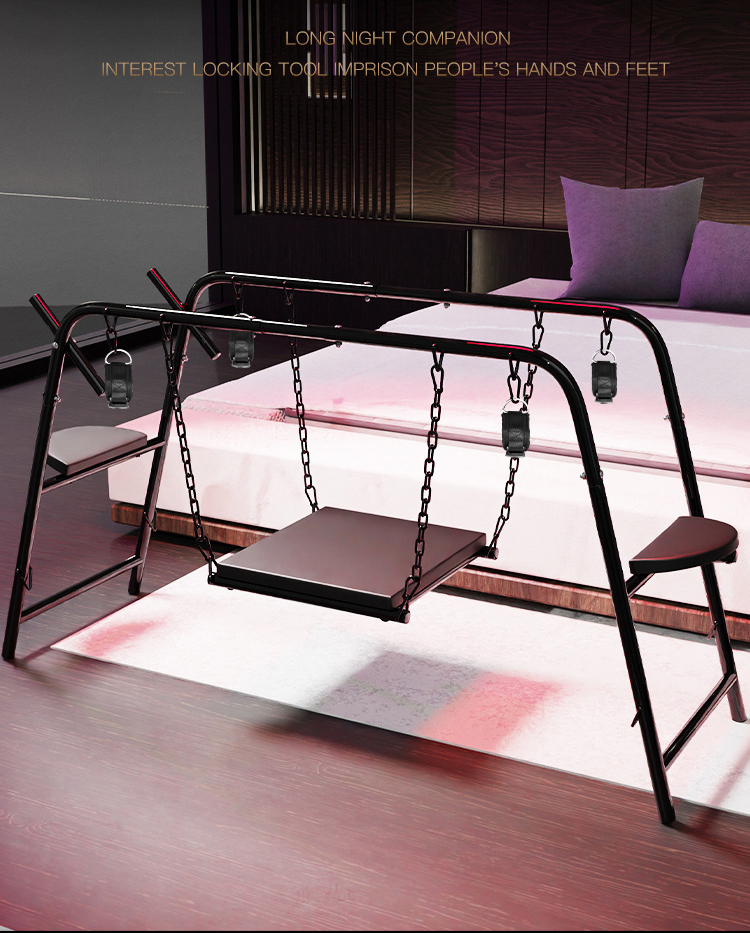 Sex classroom: double fun training bondage door frame