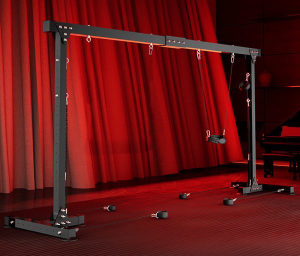Sex classroom: double fun training bondage door frame - Image 4
