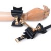 BDSM alternative black bow leather bondage training set (7 pieces)