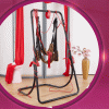 Floor-standing multifunctional couple sex training swing