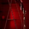 Sex classroom: double fun training bondage door frame