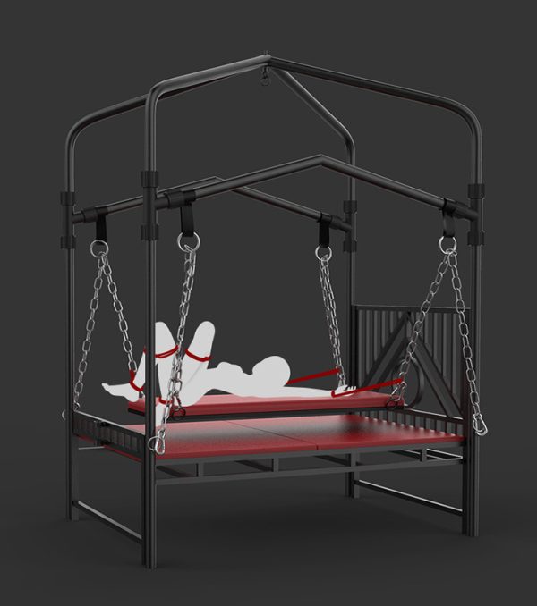 BDSM professional sex training room torture style adult sex fantasy iron bed - Image 9