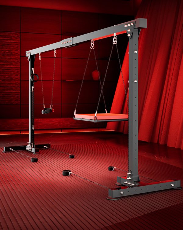 Sex classroom: double fun training bondage door frame - Image 7