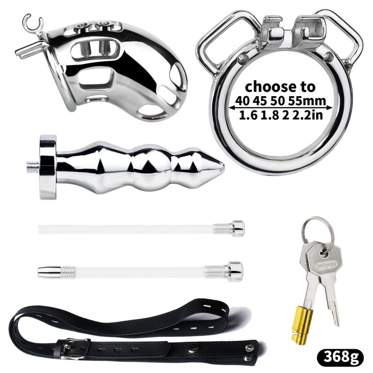 Men's urinary catheter anal plug bondage chastity lock (wearable type) - Image 15