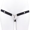 TS transvestite special metal piece penis compression wearable chastity lock
