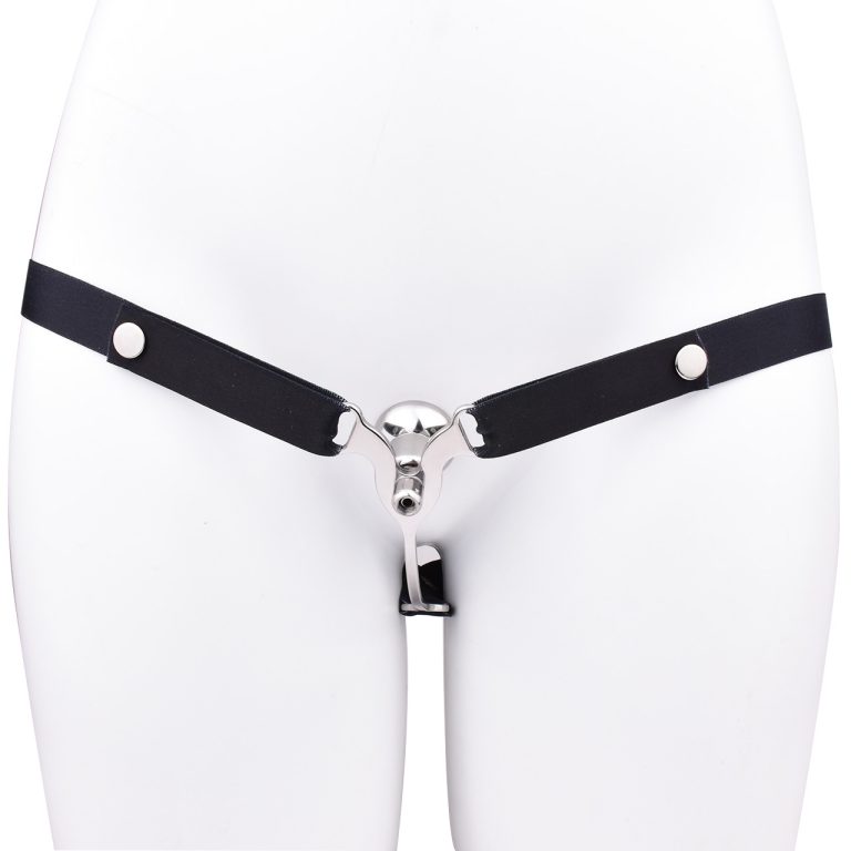 TS transvestite special metal piece penis compression wearable chastity lock