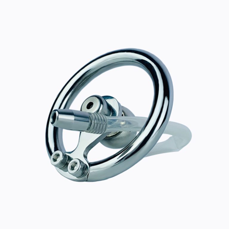 TS transvestite wearable anti-lateral catheterization flat chastity lock - Image 12