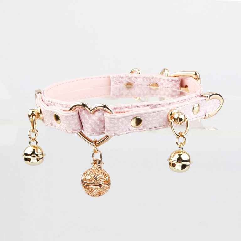 Original design niche heart-shaped detachable bell sm choker (with leash) - Image 11