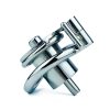 Male penis compression chastity lock (including catheter)
