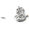 Men's plum blossom shaped anti-fall chastity lock (with catheter)