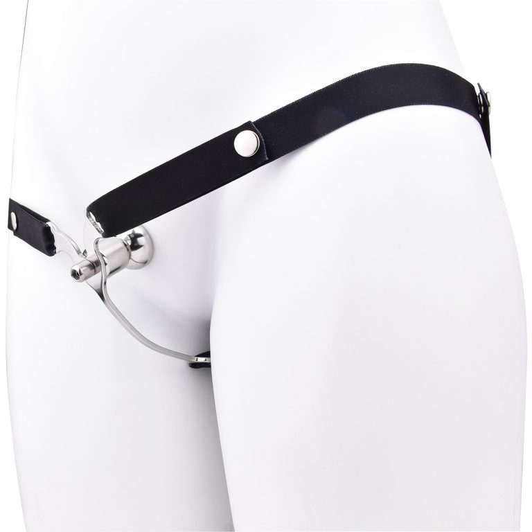 TS transvestite special metal piece penis compression wearable chastity lock
