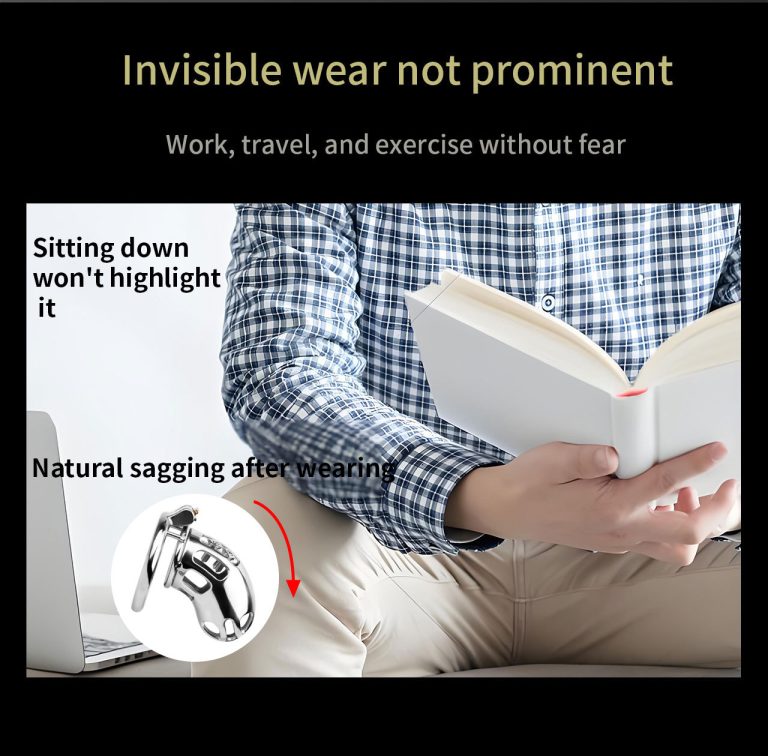 Men's urinary catheter anal plug bondage chastity lock (wearable type)