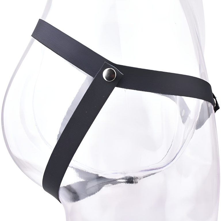 TS transvestite special metal piece penis compression wearable chastity lock - Image 13
