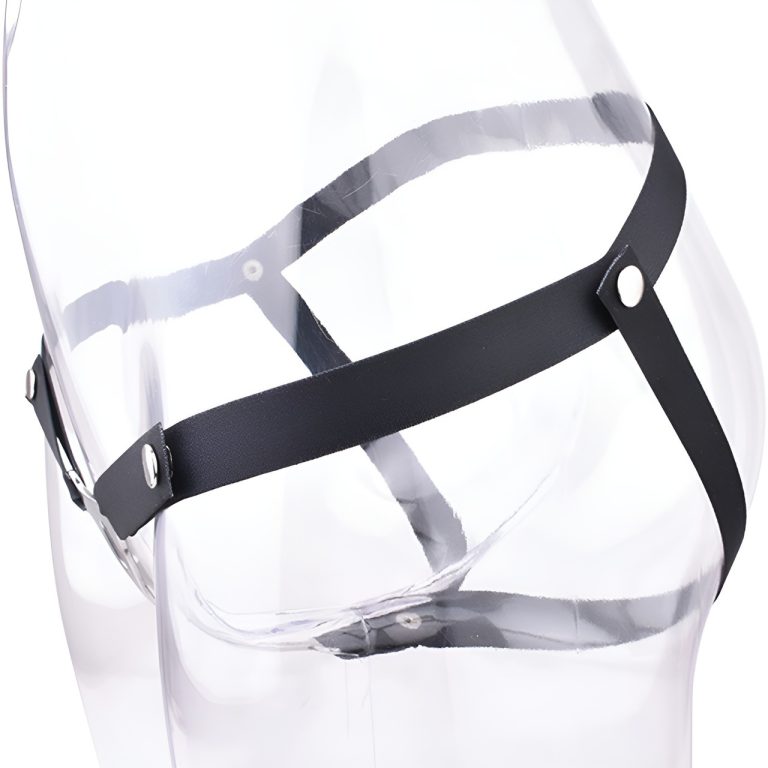 TS transvestite special metal piece penis compression wearable chastity lock - Image 14