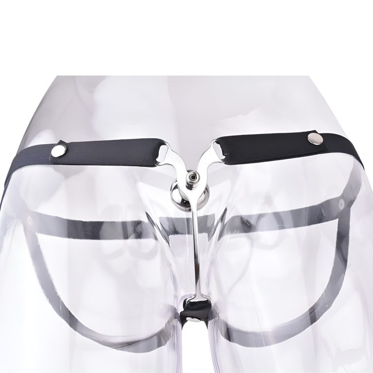 TS transvestite special metal piece penis compression wearable chastity lock