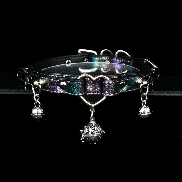 Original design niche heart-shaped detachable bell sm choker (with leash) - Image 16