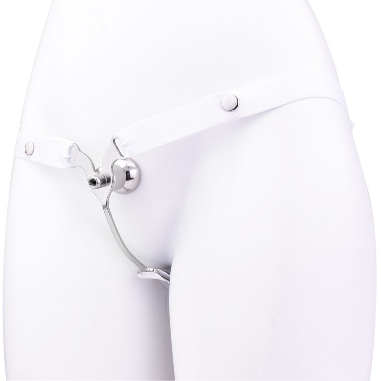 TS transvestite special metal piece penis compression wearable chastity lock