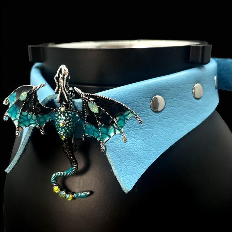 Original design niche punk style Charmander stand collar (without leash) - Image 19
