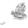 Men's plum blossom shaped anti-fall chastity lock (with catheter)