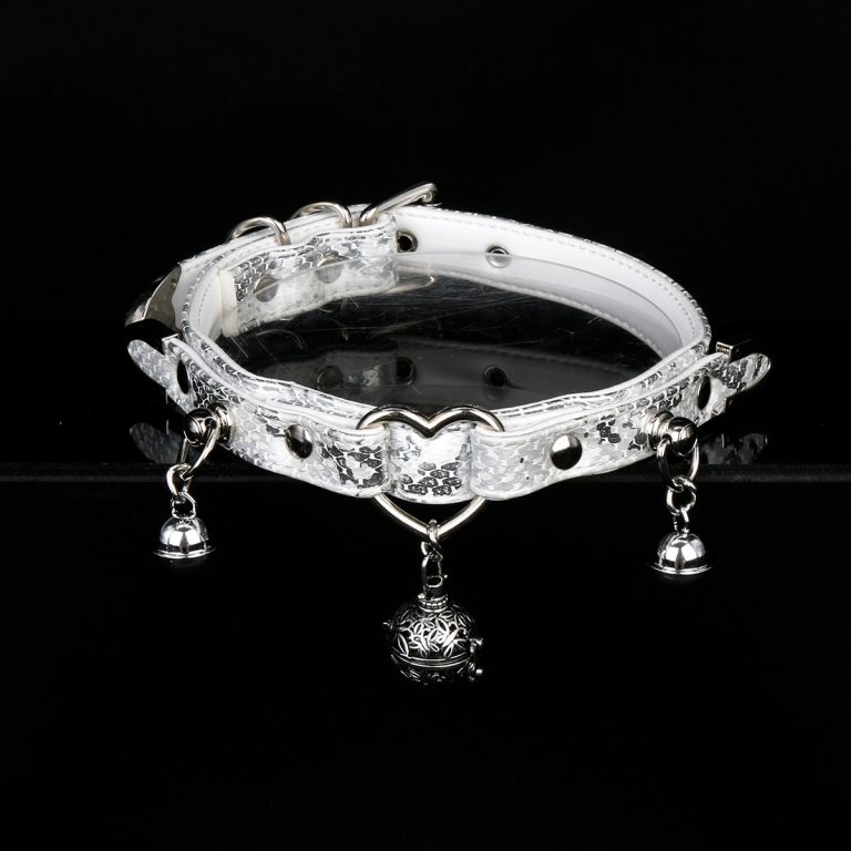 Original design niche heart-shaped detachable bell sm choker (with leash) - Image 20