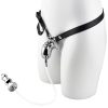 Men's urinary catheter anal plug bondage chastity lock (wearable type)