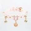 Original design niche heart-shaped detachable bell sm choker (with leash)