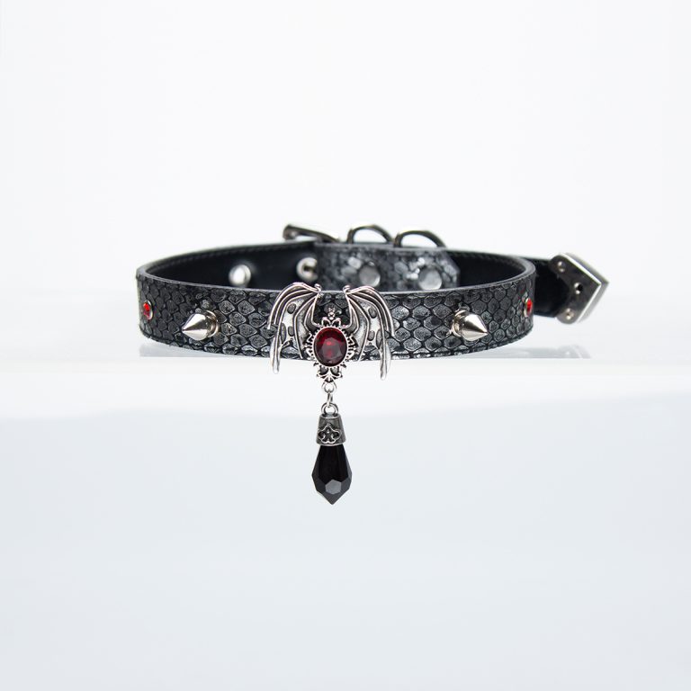 Original design dark punk spider collar (without leash) - Image 3