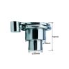 Male penis compression chastity lock (including catheter)