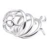 Men's plum blossom shaped anti-fall chastity lock (with catheter)