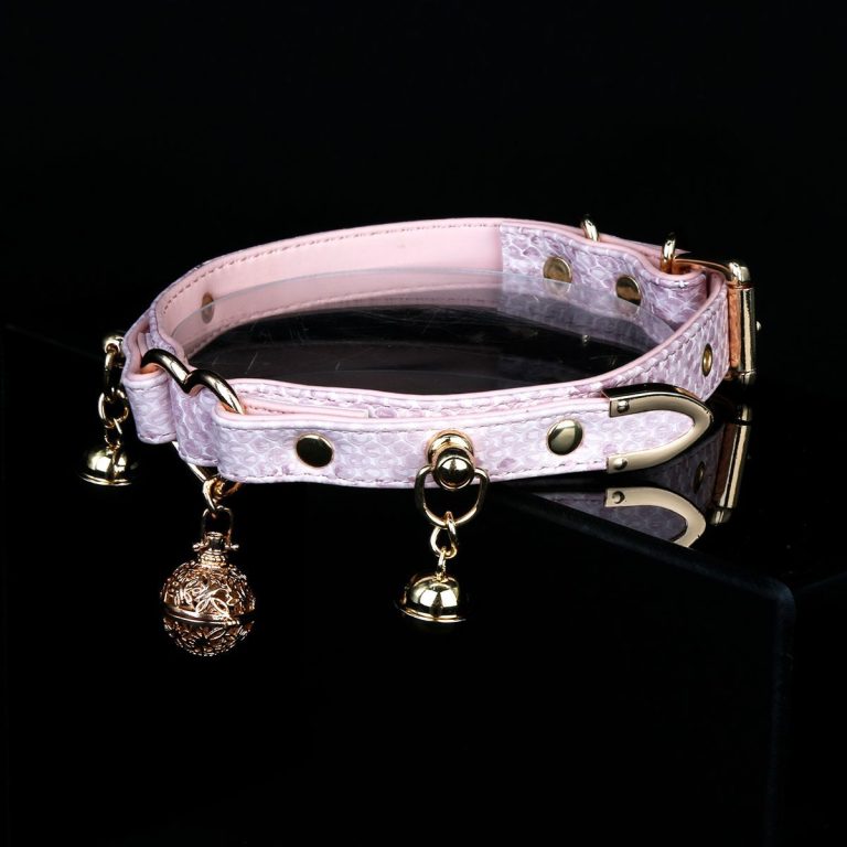 Original design niche heart-shaped detachable bell sm choker (with leash)