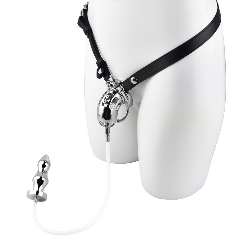 Men's urinary catheter anal plug bondage chastity lock (wearable type) - Image 25