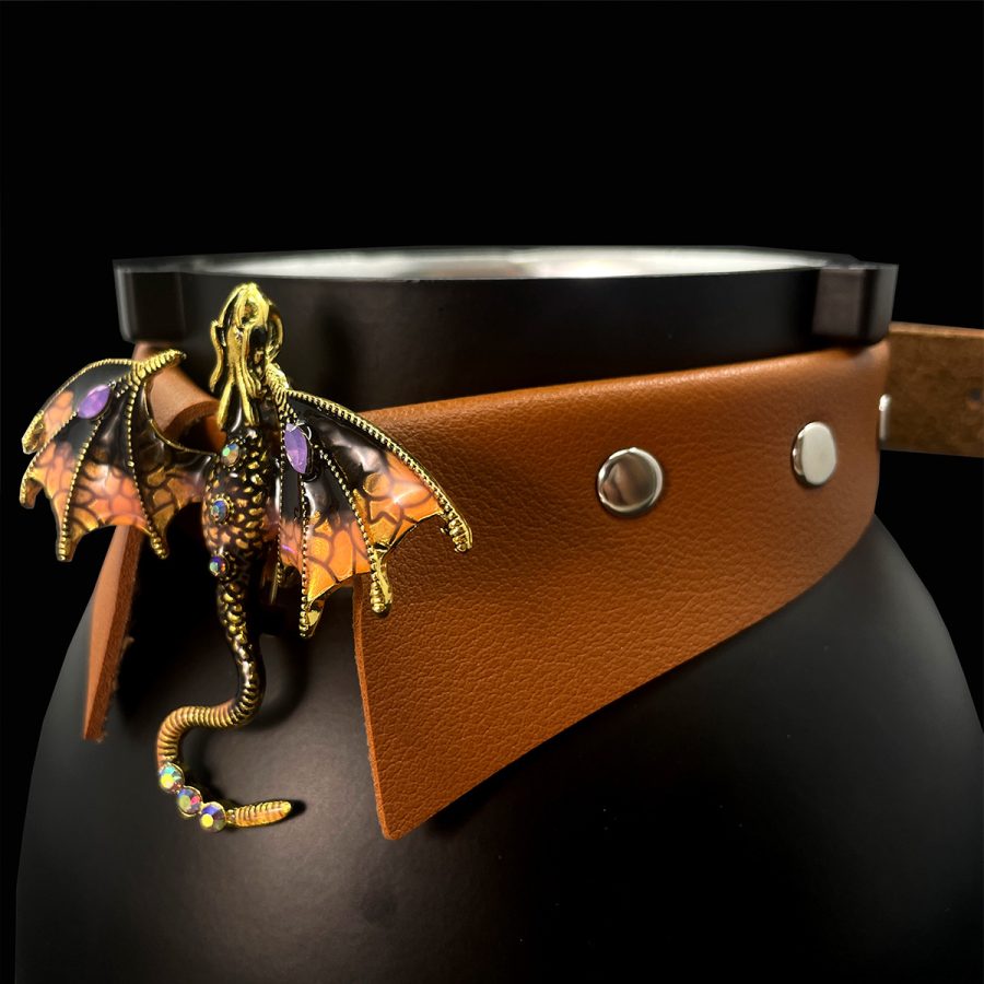 Original design niche punk style Charmander stand collar (without leash)