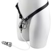 Men's urinary catheter anal plug bondage chastity lock (wearable type)