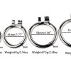 Men's Stainless Steel Penis Cage Chastity Lock