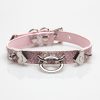 Original design niche laser gradient leather traction collar (including traction rope)