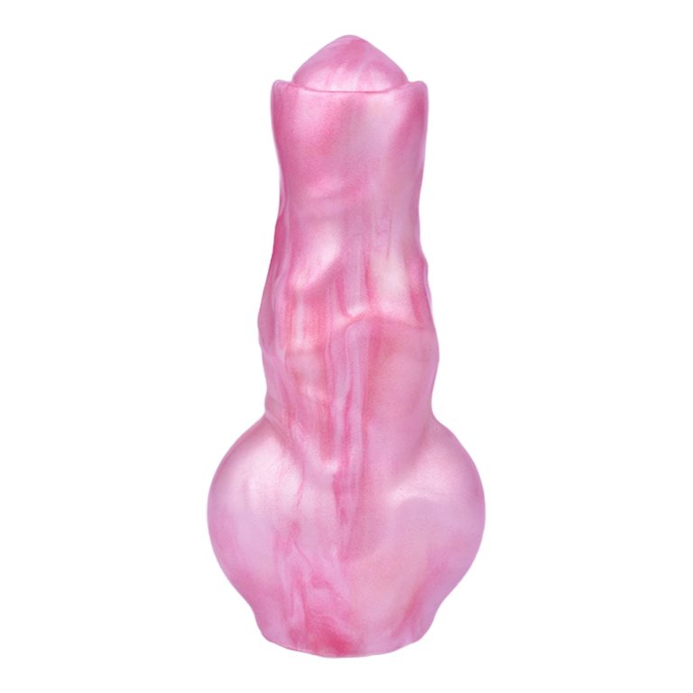 TS pink fake penis wearable chastity pants (with catheter)