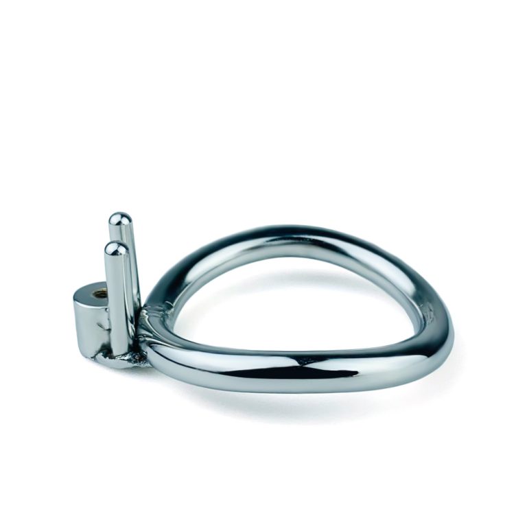 Male penis compression chastity lock (including catheter)
