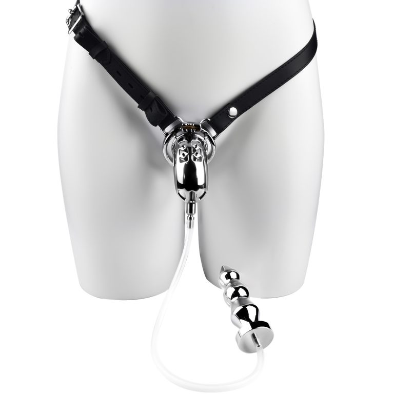 Men's urinary catheter anal plug bondage chastity lock (wearable type) - Image 31