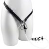 Men's urinary catheter anal plug bondage chastity lock (wearable type)