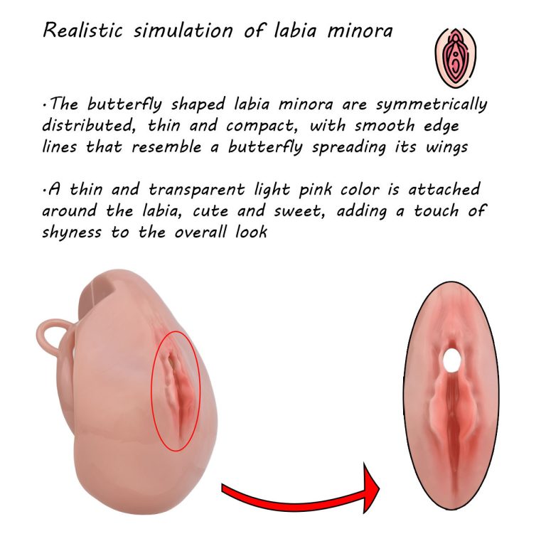 TS imitates women's genitals wearable chastity pants - Image 7