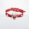 Original design niche Razer gradient red spider sm choker (including traction rope)