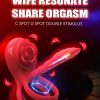 Male couples fun vibration anti-ejaculation wireless remote control delay ring